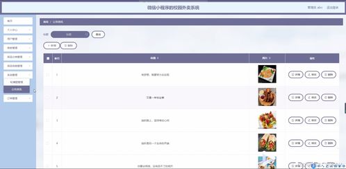 基于Java與微信小程序的校園外賣系統設計與實現
